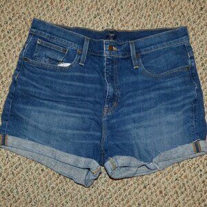 J Crew Dark Jean Shorts Size 32